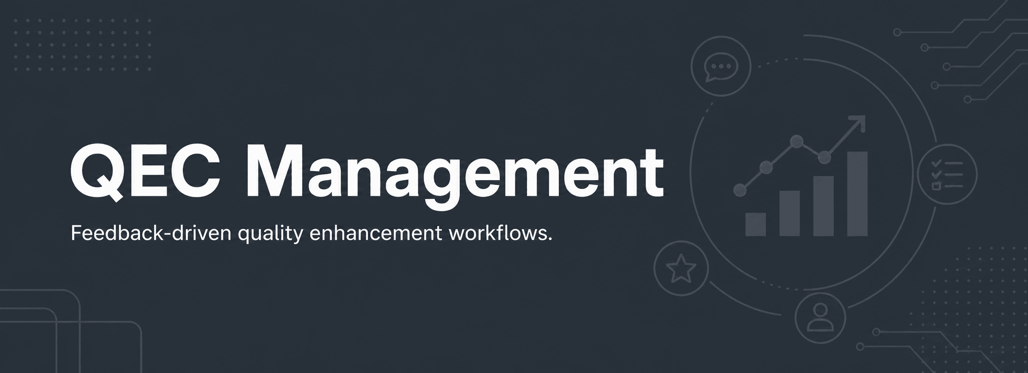 Conduct Surveys, Maintain Audiences, Compile Reports, Manage Reports Viewability with our QEC Management