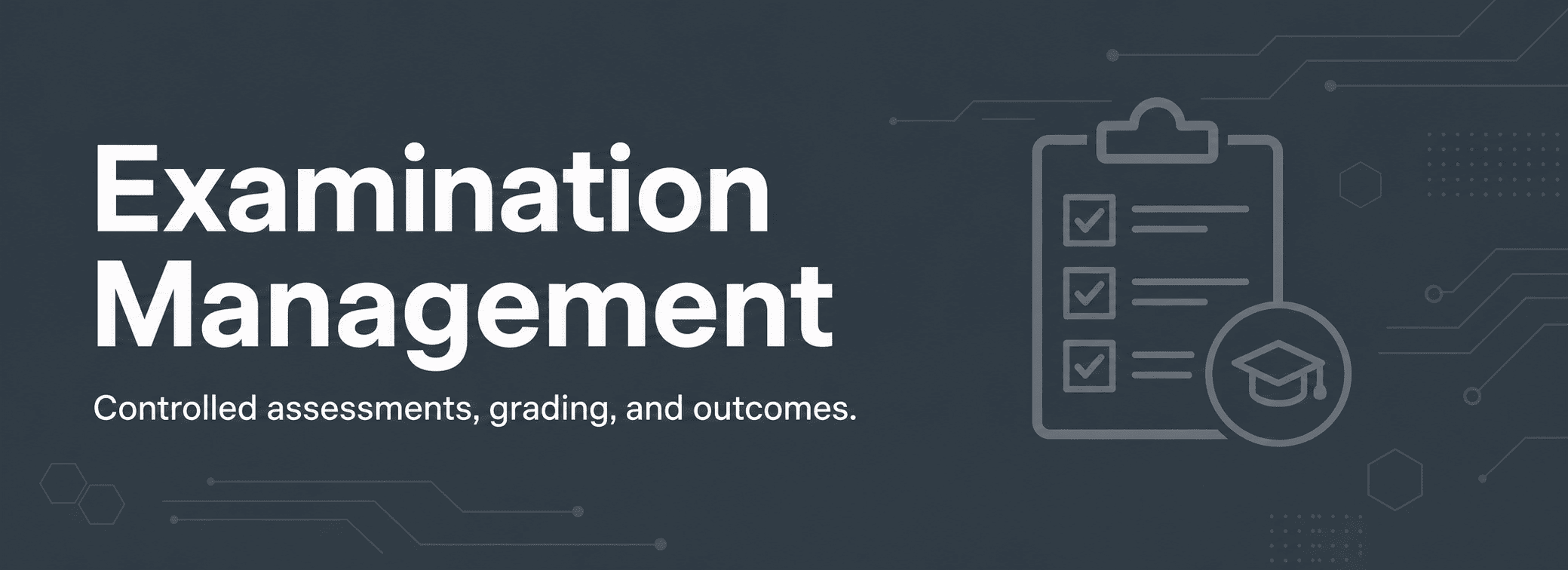 Generate QR verified Roll Number Slips, Manage Submission policies, grading policies, and results approval workflows through our Examination Management Software